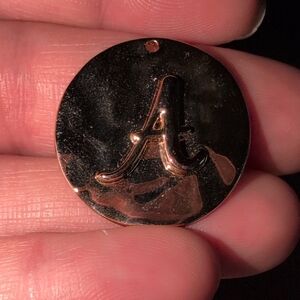 ❤️‍🔥10/$10❤️‍🔥 Gold Initial A Pendant Charm
